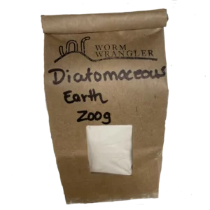 diatomaceous earth in a paper bag