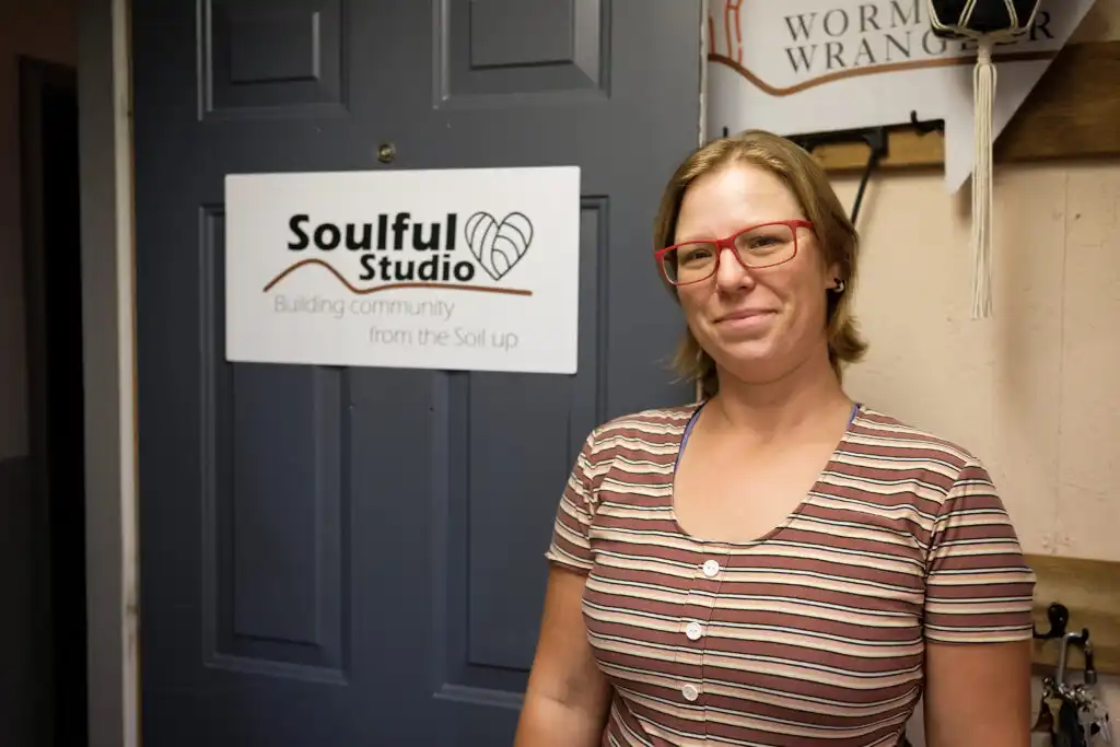 Soulful Studio sign on door