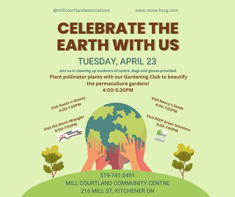 Earth Day at Mill Courtland Community Centre